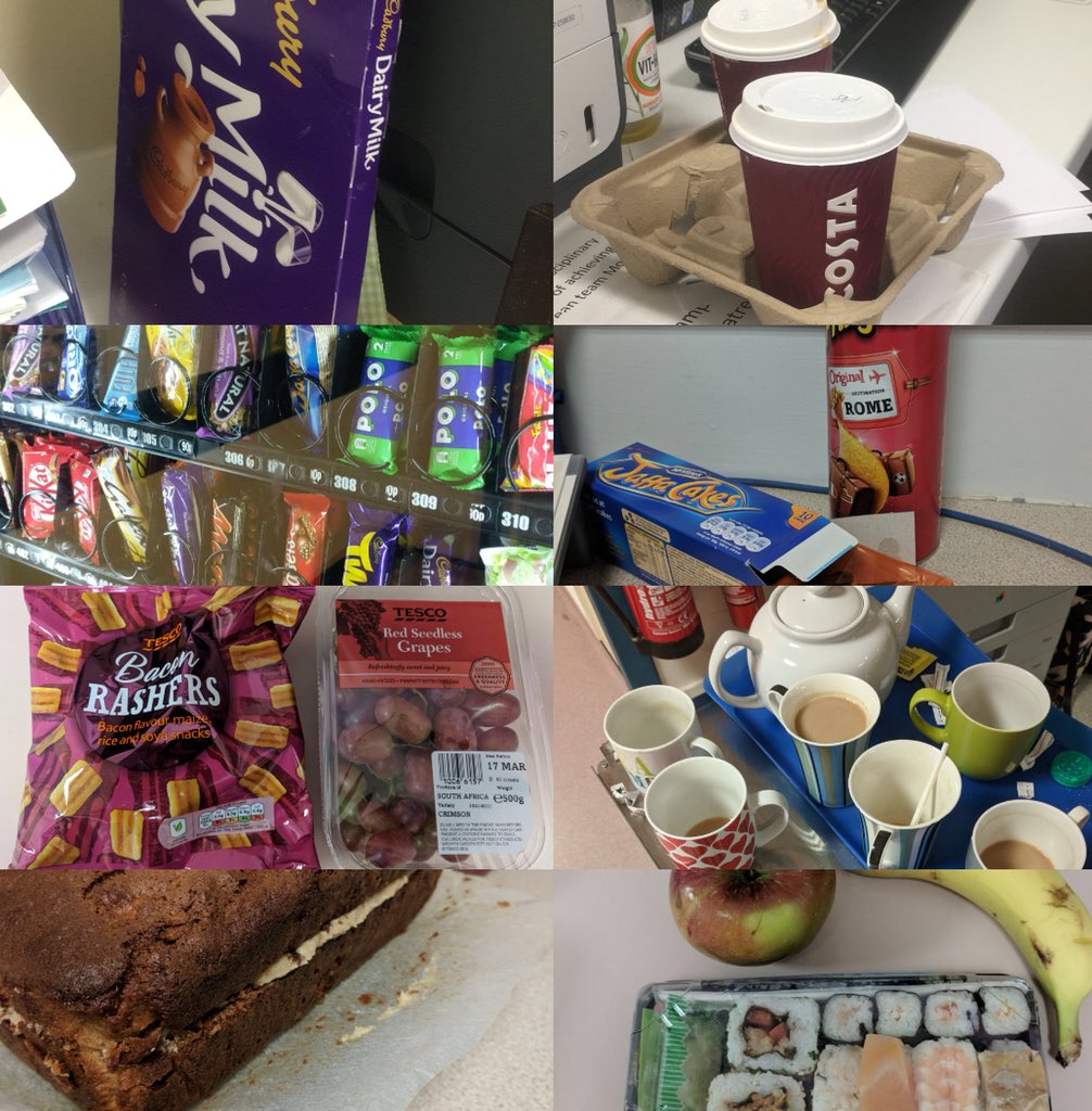 gabbybambi's tweet photo. It’s important to maintaining good nutrition to help #FightFatigue so what are our night staff eating???! Thank you @ceverden for sharing. #FatigueSleepVigilance #HumanFactorsInHealthcare #MarchTheme @vanessacole1nh1 @Chloe_d_P @maternity_team https://t.co/zraVM7N7LB