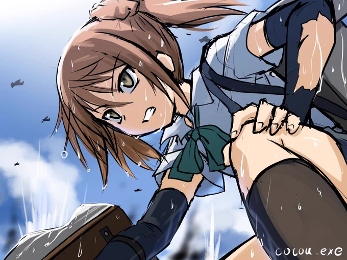 今日のワンドロは満潮です!  #艦これ版深夜の真剣お絵描き60分一本勝負 #艦これ版真剣お絵描き60分一本勝負_20180315 