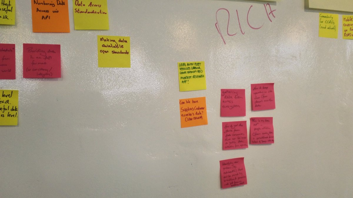 OpenInnovates's tweet photo. The working themes for the afternoon are: what data does local government need?; Questions from Ofcom;  what should be in an Ofcom data API?; Open and open data; and digital data development. #ofcomdata https://t.co/aE8epODE5n