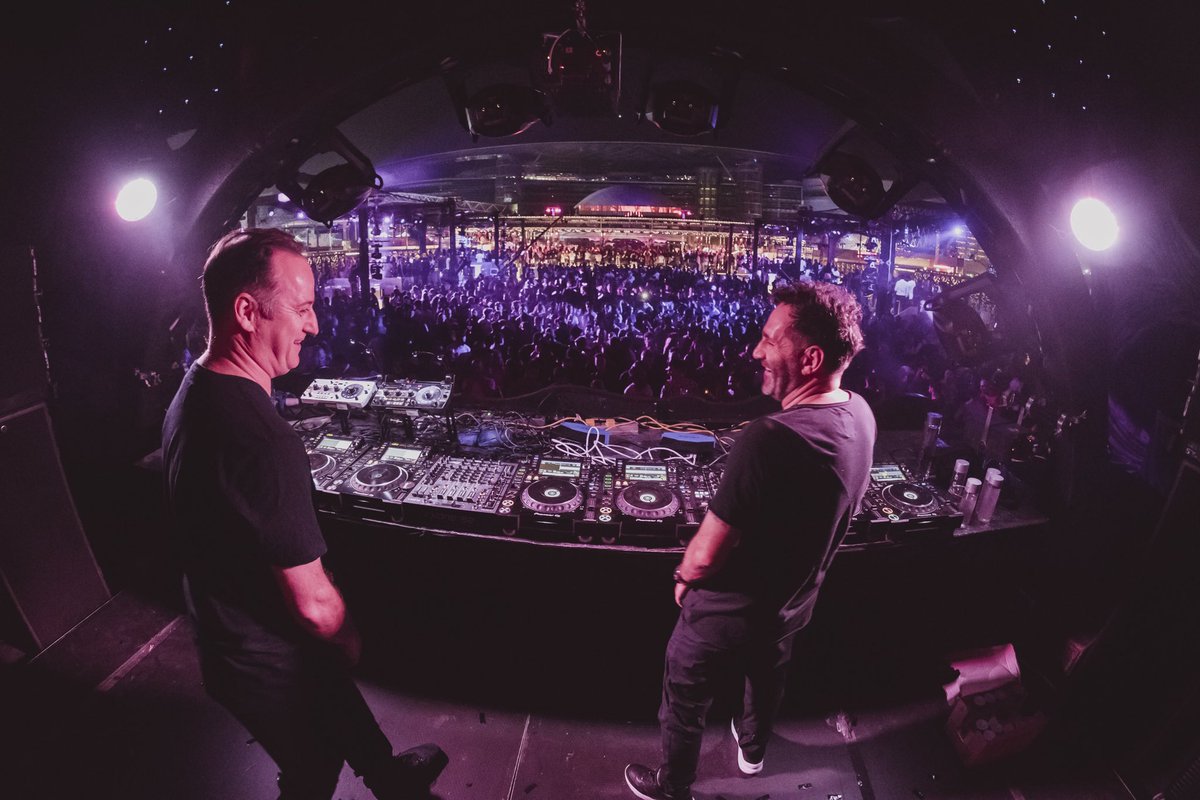 DJSteveLawler's tweet photo. Playing with my good friend Sash is always a pleasure, equally playing with one of your idols is also a big pleasure
@sashaofficial https://t.co/sQaowSRUhL