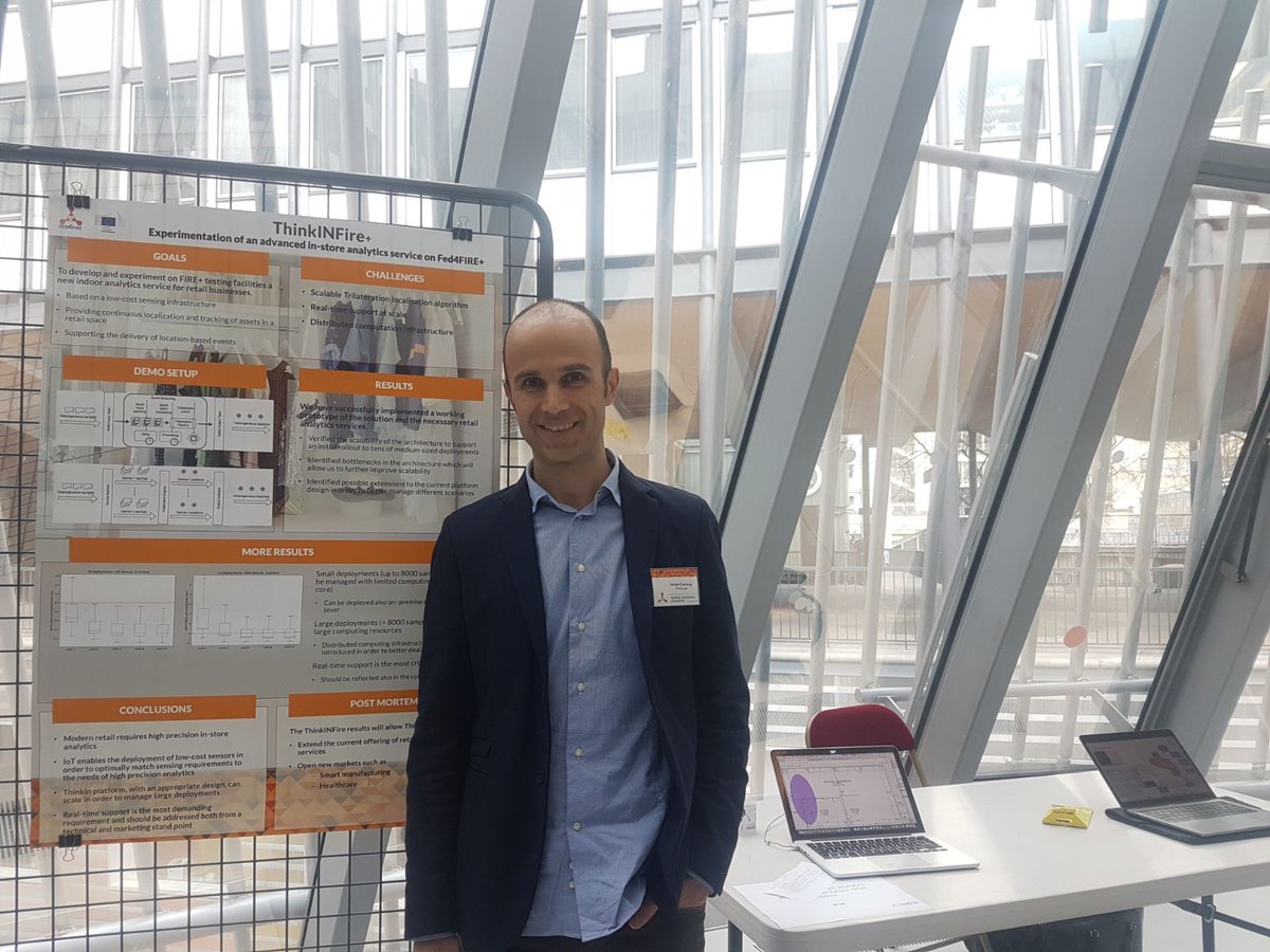 retailerIN's tweet photo. Presenting the ThinkIN+ experimentation at the 3rd Fed4FIRE+ Engineering Conference #FEC3. Great to be here. @Fed4Fire @thinkinsidecorp https://t.co/9CuJcXTOCV