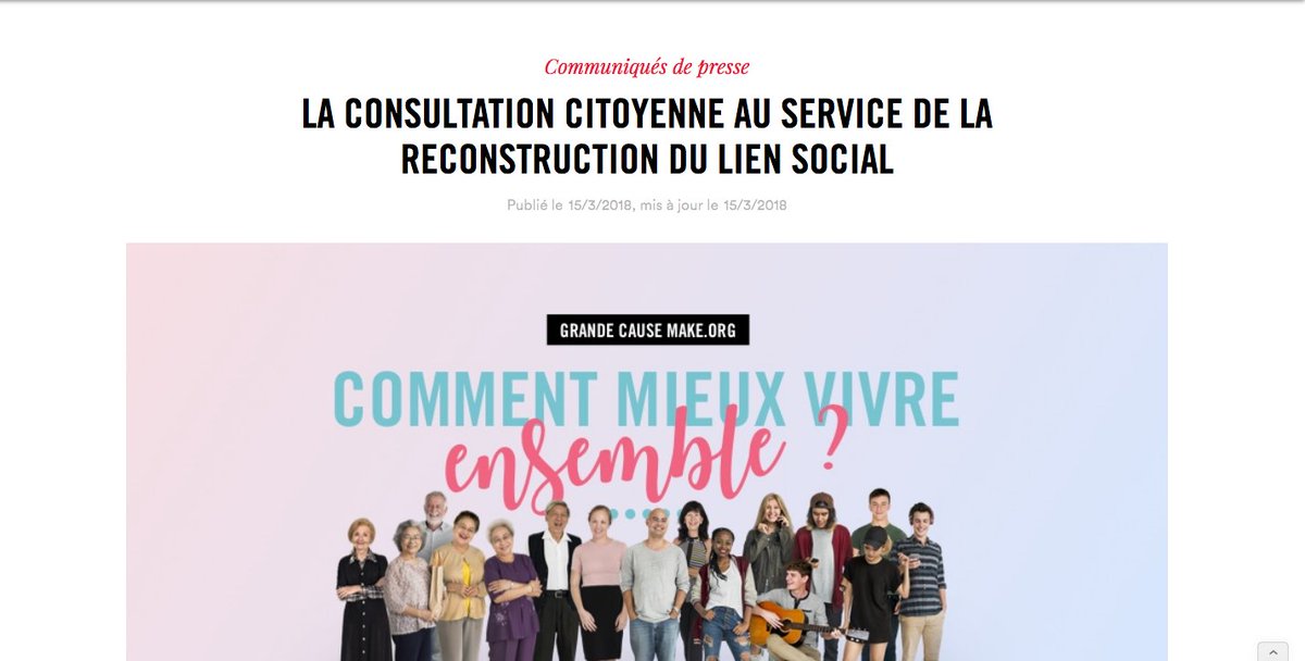 [COMMUNIQUÉ] Lancement de la Grande Cause #MieuxVivreEnsemble avec <a href="/Orange_France/">Orange France</a> @AccorHotels_FR <a href="/BlaBlaCar/">BlaBlaCar</a> <a href="/CroixRouge/">Croix-Rouge fr</a>  <a href="/FraterniteGen/">Fraternité Générale</a> <a href="/SOS_Racisme/">SOS Racisme</a> <a href="/mouvement_npns/">Ni Putes Ni Soumises</a> <a href="/AssoCoexister/">Coexister</a> <a href="/FabriqueSpinoza/">Fabrique Spinoza</a> @MeetMyMamma <a href="/bymaddyness/">Maddyness</a> <a href="/Nice_Matin/">Nice-Matin</a> <a href="/Sparknews/">Sparknews</a> 

➡️ bit.ly/2perpln
