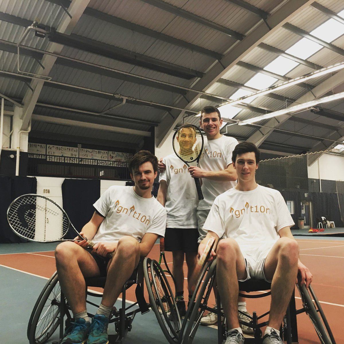 bristoltennis's tweet photo. The boys taking up an afternoon session. To quote bonjovi - Whoa, we're (past)half-way there. 8 hours to go #ignit10n #unitennis #24hourtennis https://t.co/GqEuBtY0BH