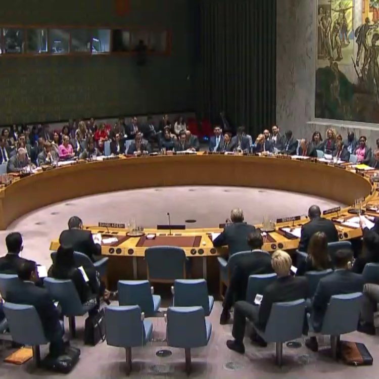 SwedenUN's tweet photo. #UNSC adopts #PresidentialStatement on the #humanitarian situation in #Yemen. Strong & balanced declaration by the Council reflects the urgency on the ground & addresses the immediate steps needed to improve the humanitarian situation. https://t.co/NJA5kNc8p7
