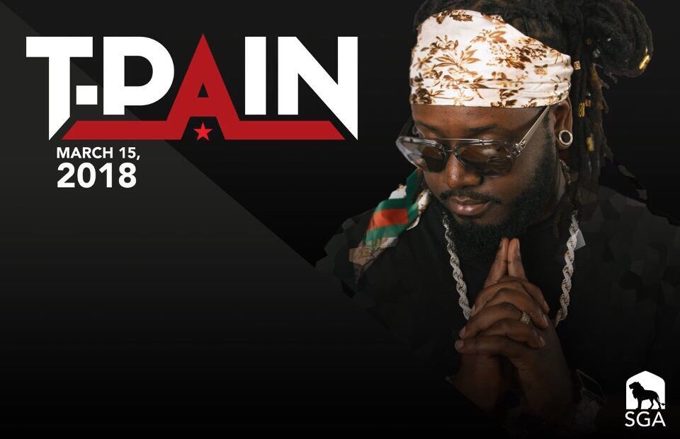 unastudents's tweet photo. TONIGHT!! I don’t think you’ll be disappointed. Be sure if you have a student ticket to bring your Mane Card to be checked at the door. If you still need to purchase a ticket, check the link in our pinned tweet. #unastudents #roarlions #tpain https://t.co/RyGqeGdZvS