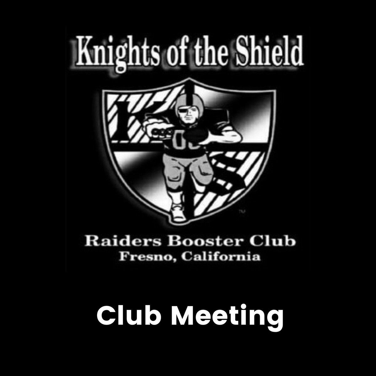RaiderCannon's tweet photo. Knights of the Shield (KOS) Booster Club meeting this month at 3pm on Sunday, March 18th at Yosemite Falls Cafe, Ashlan just west of the 99 freeway (Fresno, CA). All Raider Fans are welcome. #raidernation #raiderfam #kos559 #kos #Fresno @KOS_Raiders https://t.co/leTebuBo6M