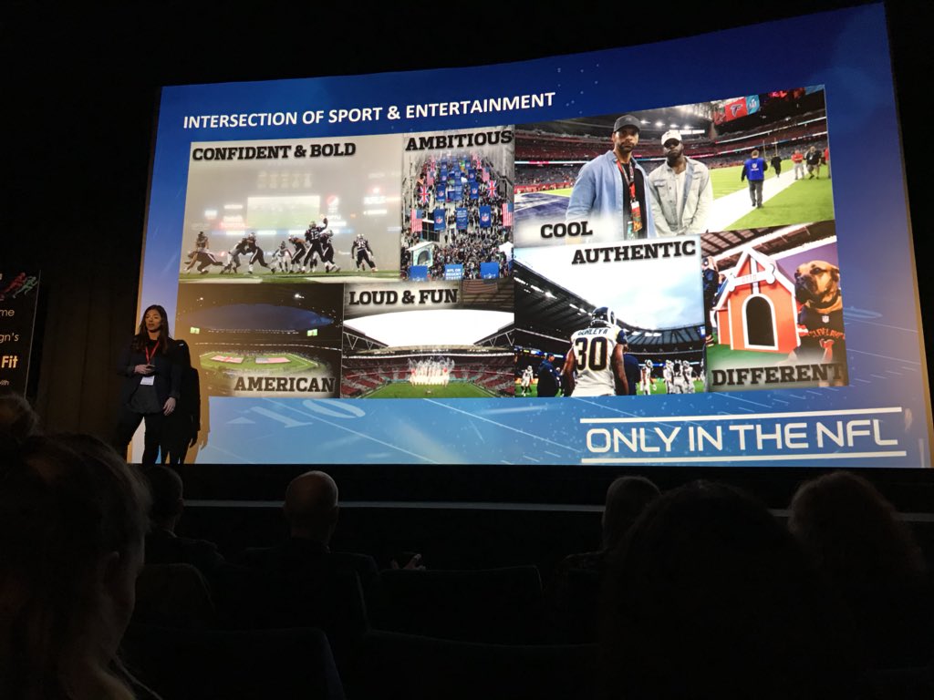 eartotheground's tweet photo. Fans at the heart with @NFLUK this morning at #futurefit #Sport&Entertainment #FanIntelligence https://t.co/A0UFTHy4vU
