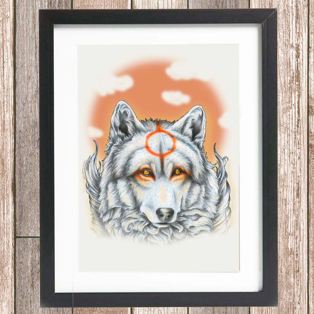 PearlOfThunder's tweet photo. My tribute to one of the most beautiful games. @OkamiOfficial Prints are avaliable on my Etsy shop!  #Okami #videogames https://t.co/ZyM14f5pY5