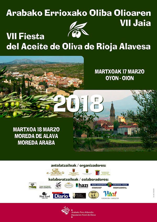 euskolabel's tweet photo. Asteburu honetan ez galdu Arabako Errioxako Oliba Olioaren VII Festa Oionen eta Moredan!😋🍶No te pierdas este fin de semana La VII Fiesta del Aceite de Oliva de Rioja Alavesa!! @RiojaAlavesa #aceitedeoliva #olioa https://t.co/IIRn3FzZqY