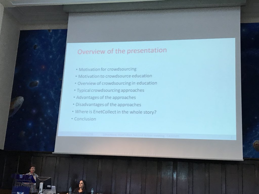 EnetCollect's tweet photo. WG5-“Ethical issues of Crowdsourcing in education” presented by Katerina Zdravkova @EnetCollect @COSTprogramme #EnetCollect #ethics #crowdsourcing #DataScientist #dataprotection https://t.co/aDaysXZHoH
