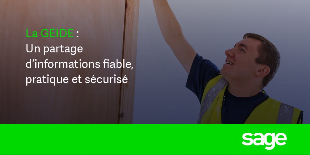 SageFrance's tweet image. Vous cherchez à #sécuriser et à #classer les #données de votre #entreprise du #BTP ? Pensez à la #GEIDE ! 1sa.ge/jhEn30iXv2W