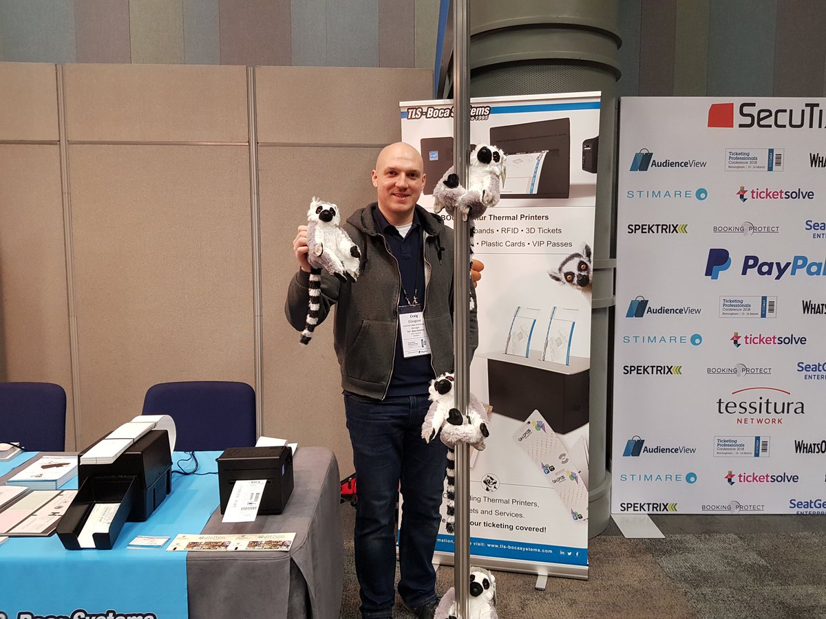 Come and get your free cuddly Lemur! <a href="/TLSBocaSystems/">TLS - Boca Systems</a> <a href="/ticketingprofs/">Ticketing Professionals Conference</a> #TPC2018