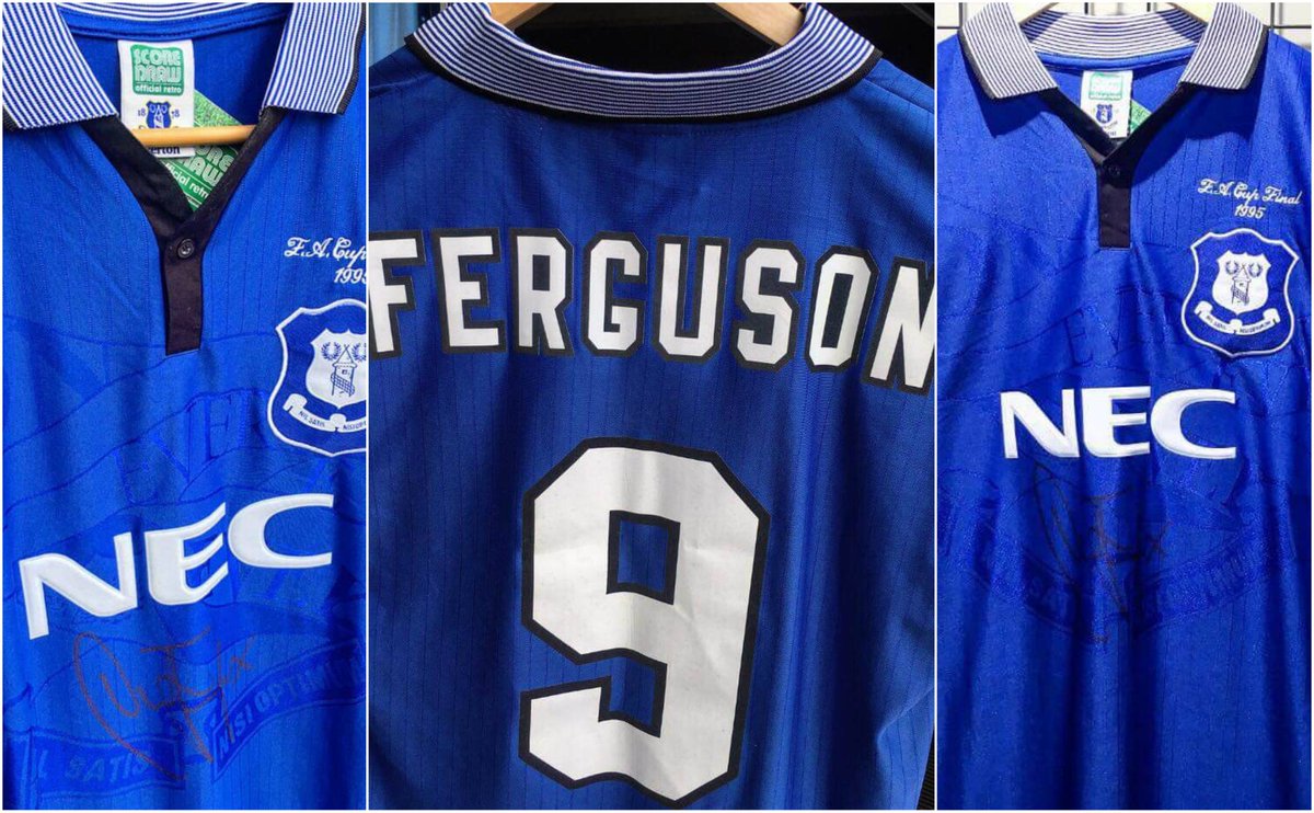 🎉COMPETITION TIME🎉 To celebrate selected Retro shirts being £20 throughout March, we're giving away a SIGNED Duncan Ferguson shirt. RT & follow. Winner announced 19/03/2018