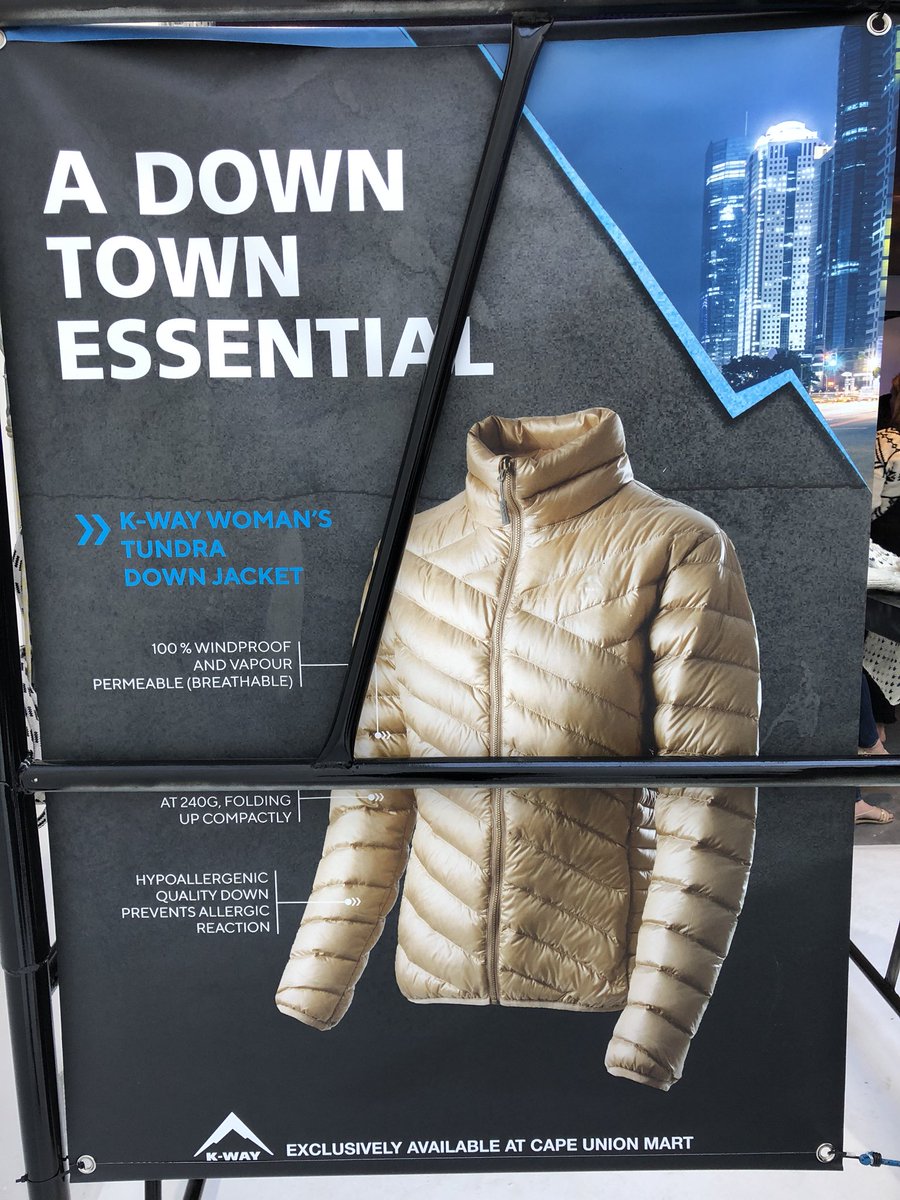 Winter essential methinks...it’s soooo soft and warm and pretty. Total gear lust at <a href="/capeunionmart/">capeunionmart</a> winter showcase #KWayOutleisure