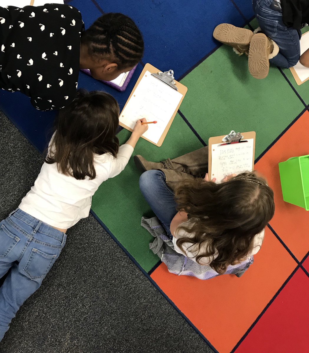 msmoss23's tweet photo. Busy workers this morning for ELA centers. #dictation #wordhunt #teachyourmonstertoread #writtenresponse #lmeswonders https://t.co/mPSxetLdg0