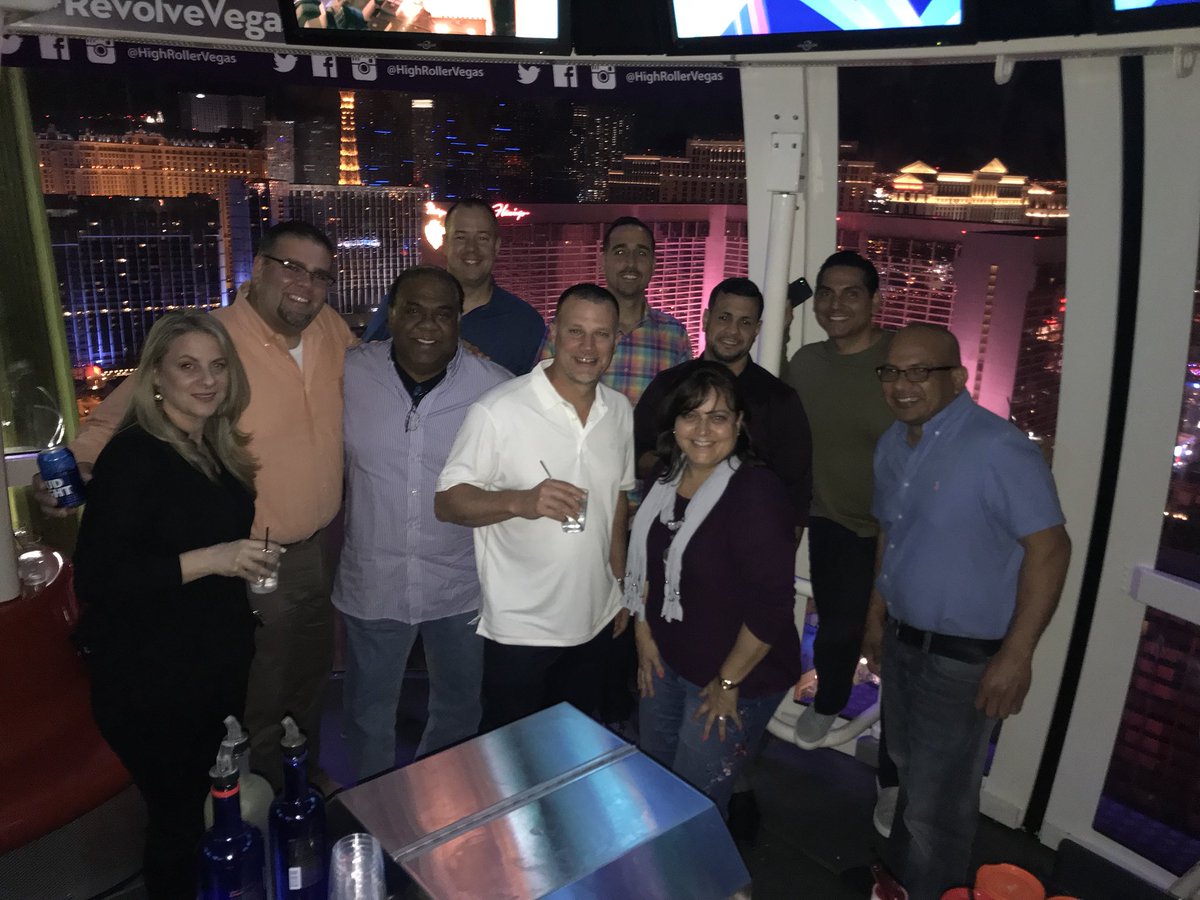 VegaMapvega's tweet photo. We are the “High Rollers”. This team reached new heights in 2017! https://t.co/T987cy07Um