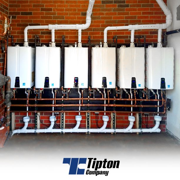 ComponentMfg1's tweet photo. This is the install today of a tankless system at Tarleton State University in Stephenville, TX. The workmanship shown here by Black Plumbing, Abilene TX is second to none! Job well done! #tipton_company #plumbing #plumber #contractor #contractors #tx #texas #ok #oklahoma #cool https://t.co/rNlqe00lNT