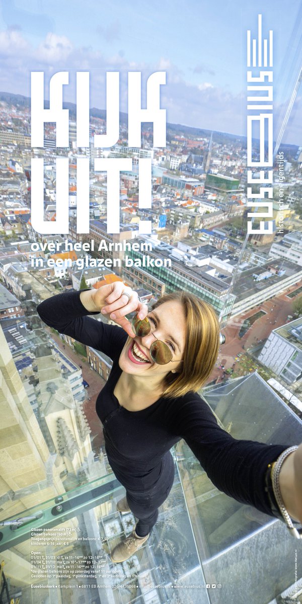 het_lab's tweet image. Vanaf vandaag open voor publiek! Met een 'sprong' van wethouder @GerrieElfrink. Wij maakten een vrolijk beeld dat je de kriebels in de maag bezorgt. O ja, ook meteen in nieuwe #huisstijl #eusebius #arnhem