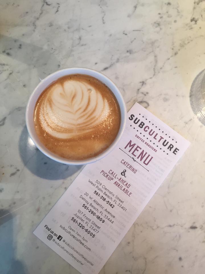 FREE COFFEE all day today to celebrate the Grand Opening of Subculture Jupiter! #harboursidefl ☕️