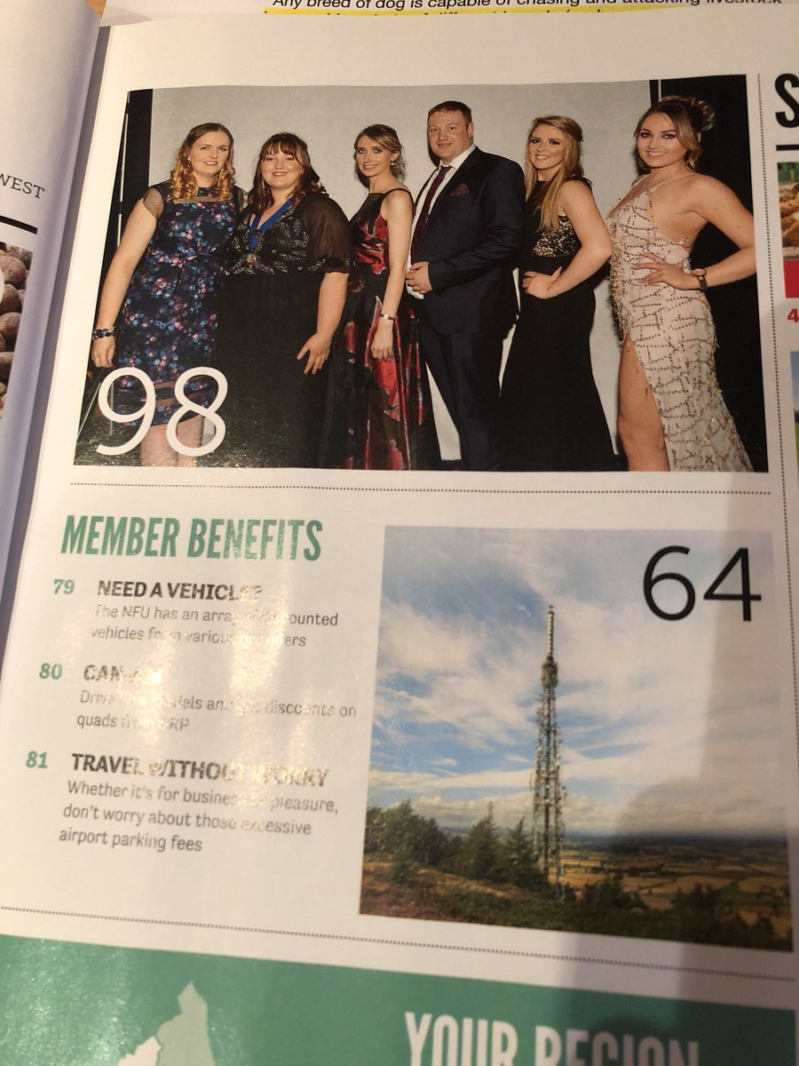 Fantastic to see so much Lancashire YFC coverage in this months @NFUBFGmag 👍🏼 our dinner dance and members attending #NFU18 Conference, representing the federation at top levels. @NFYFC #yfcdoitbest