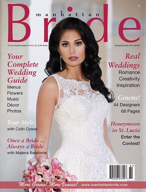 So excited to be featured on the #cover of the <a href="/Manhattan_Bride/">Manhattan Bride</a> Spring/Summer 2018 issue #wedding #bride #OCBride #davidsbridal #olegcassini #timeless #elegance