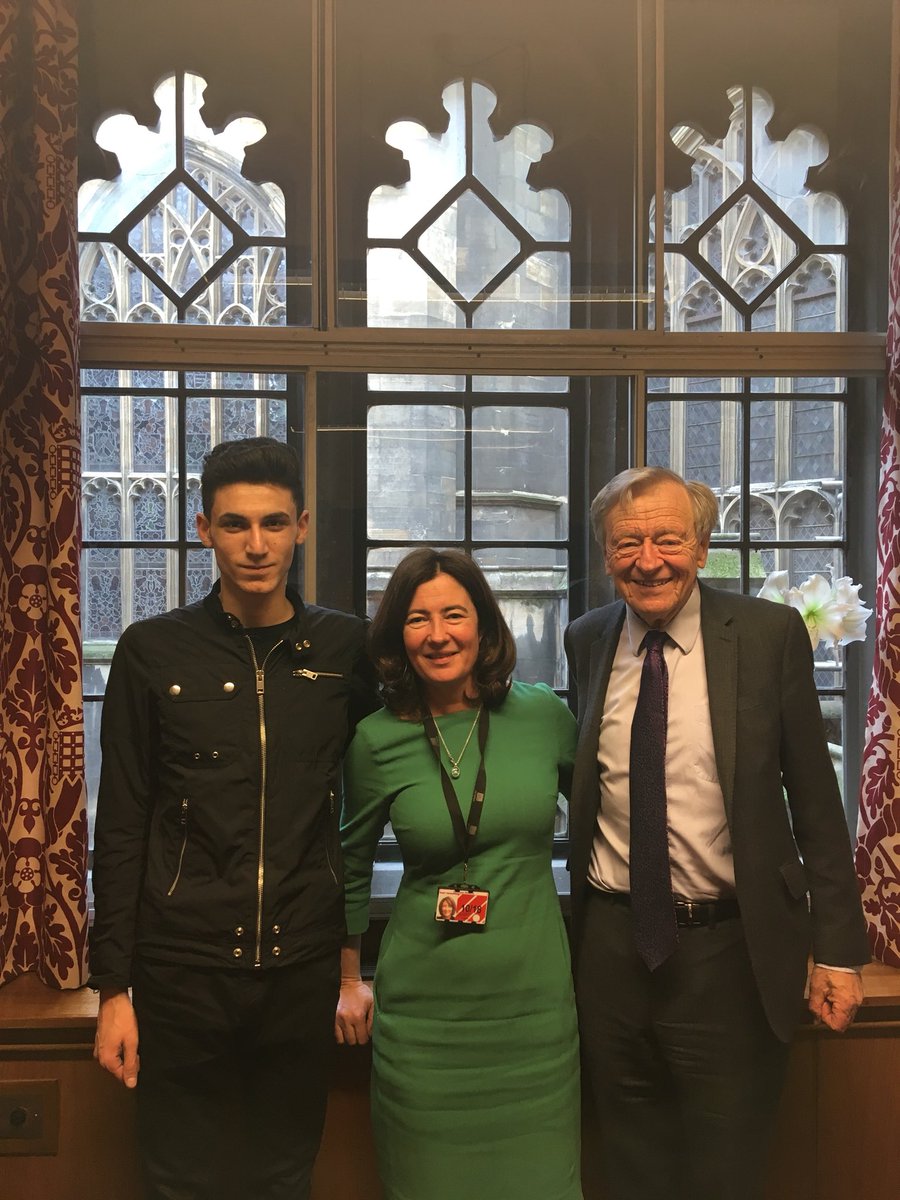 SusanBaroness's tweet photo. So lovely to meet @ishmaelhamoud with @AlfDubs today. A wonderful young man with a bright future ahead of him https://t.co/eFo5CDPrcr