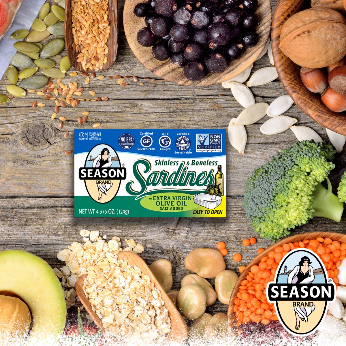 SeasonSardines's tweet photo. Its #Nutrition Month, what’s your favorite health benefit of sardines? Like and comment below for a chance to win a Season prize pack. (Winners will be contacted 3/26/18) https://t.co/kn2oHCkm6G