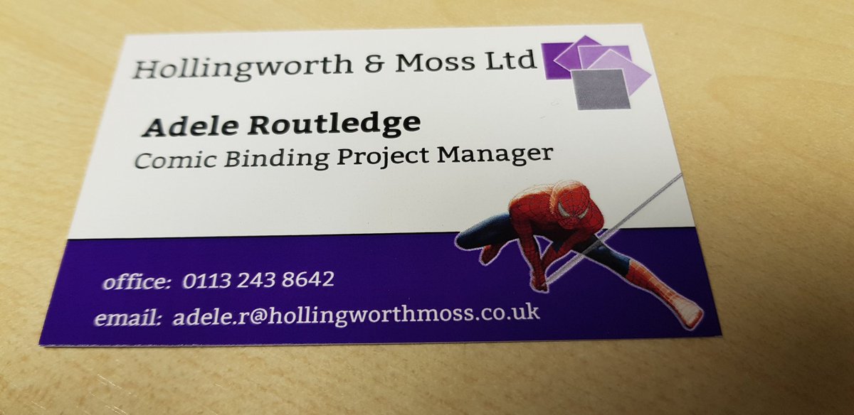 theguysthatbind's tweet photo. Very excited about my new business cards ππ #theguysthatbind #BusinessCards #wecanprintthese #comicbindings #spiderman https://t.co/sxEJaB1pOa