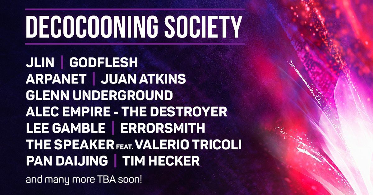 Alec Empire will perform at Recocooning Society Festival with Godflesh, Juan Atkins and many others! 
Alec‘s first Destroyer show since over a decade? Yes!!! 
Tickets atr.im/2FCsOwa #alecempire #atariteenageriot #hackerculture