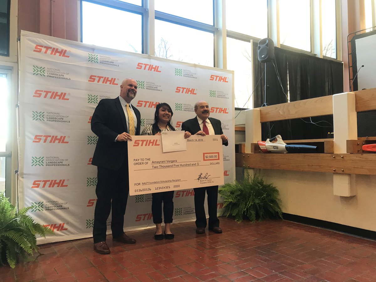 STIHLUSA's tweet photo. STIHL Inc. was proud to present Amayrani Vergara of Texas A&amp;M University with Platinum Ambassador Scholarship #nalpnclc @uphelpsr #RealSTIHL https://t.co/po8XWJulol