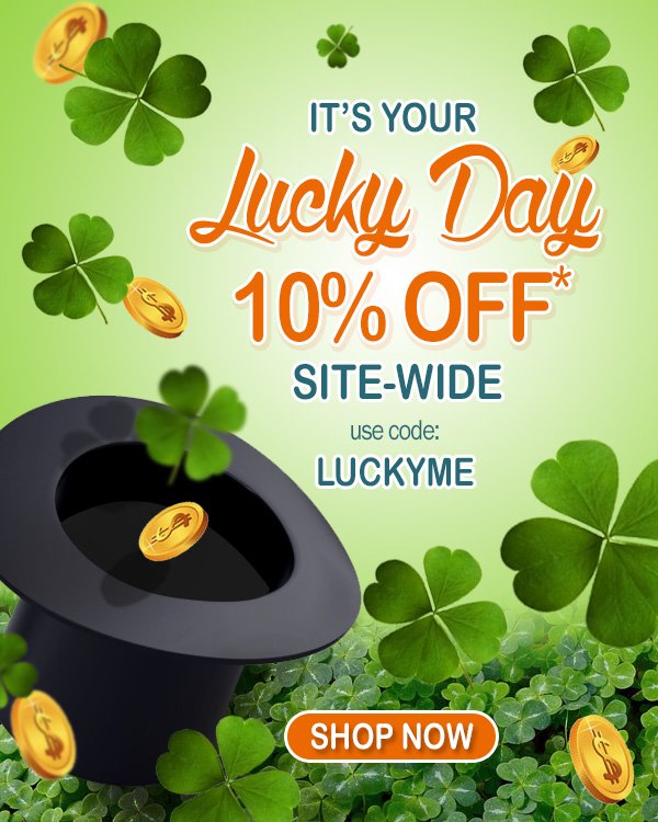 BulbAmerica's tweet photo. How Lucky Are You? Open to Find Out. 🍀 Save 10% OFF Your Entire Order - use code: LUCKYME  - https://t.co/zt3pSJAC9v https://t.co/9Dz2Zve7vP