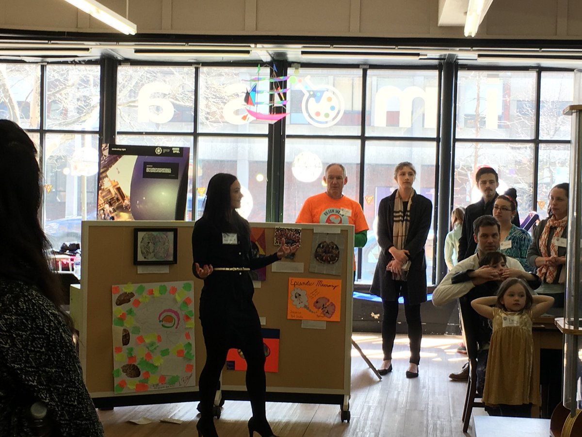 nac_lab's tweet image. Dr. Heimer-McGinn leading us through an awesome #BrainWeek #brainweekRI