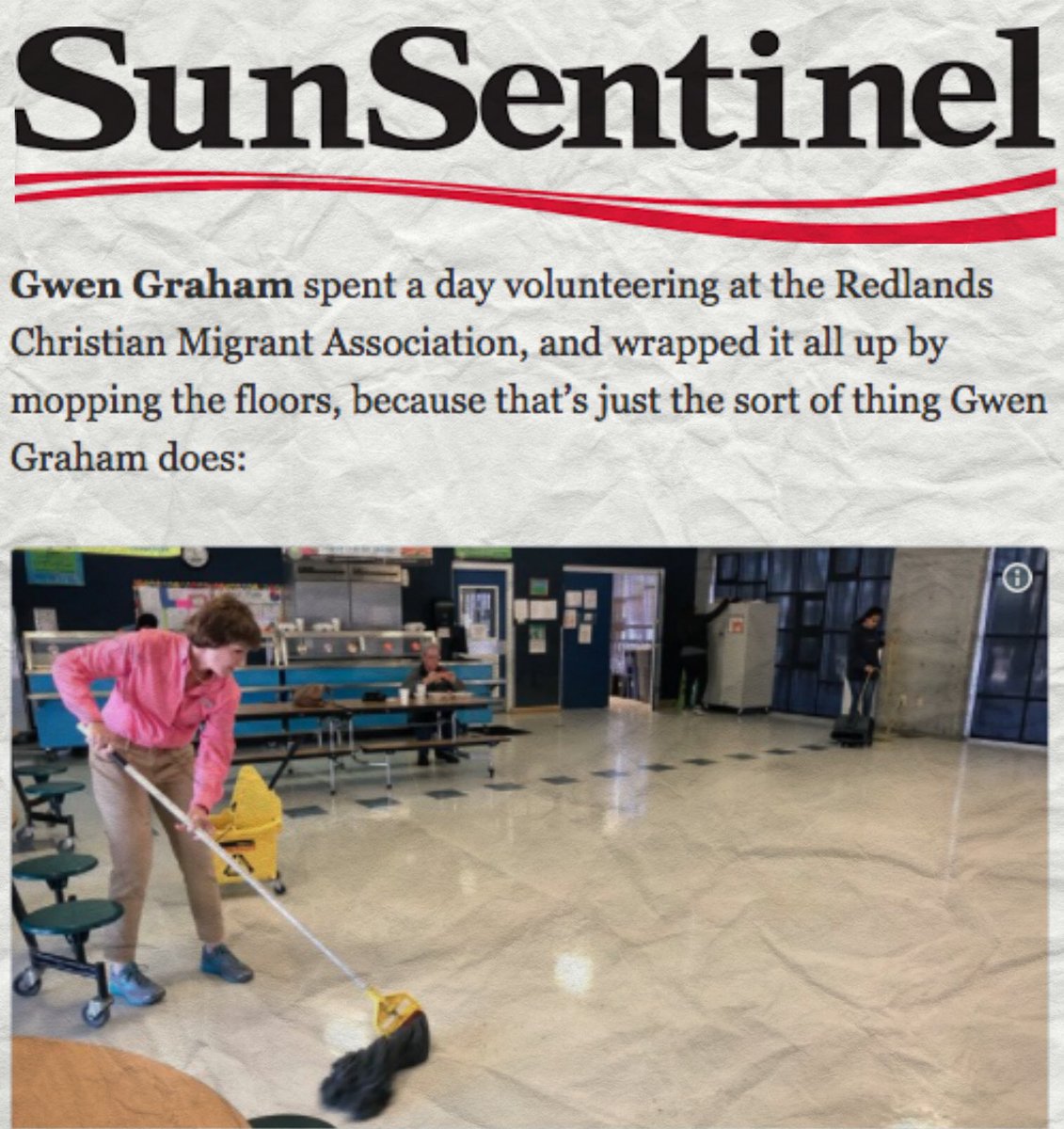 GwenGraham's tweet photo. Getting ready to clean up Tallahassee. https://t.co/UcrD8MIcki