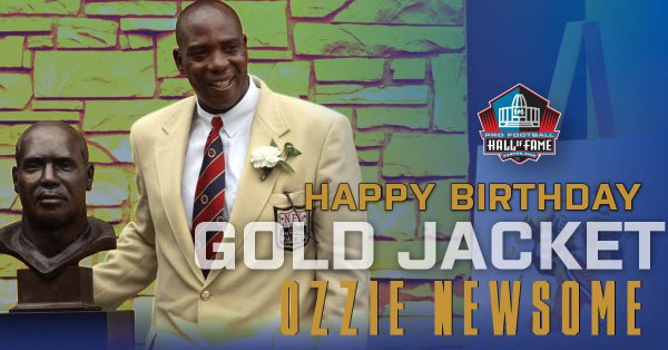 Happy Birthday to Hall of Fame TE Ozzie Newsome! Hall of Fame Enshrinement Class of 1999. to wish Happy Birthday! 