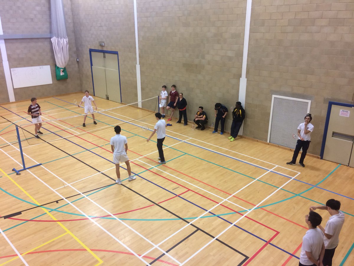 House badminton well underway-Go Gate! #gatelife