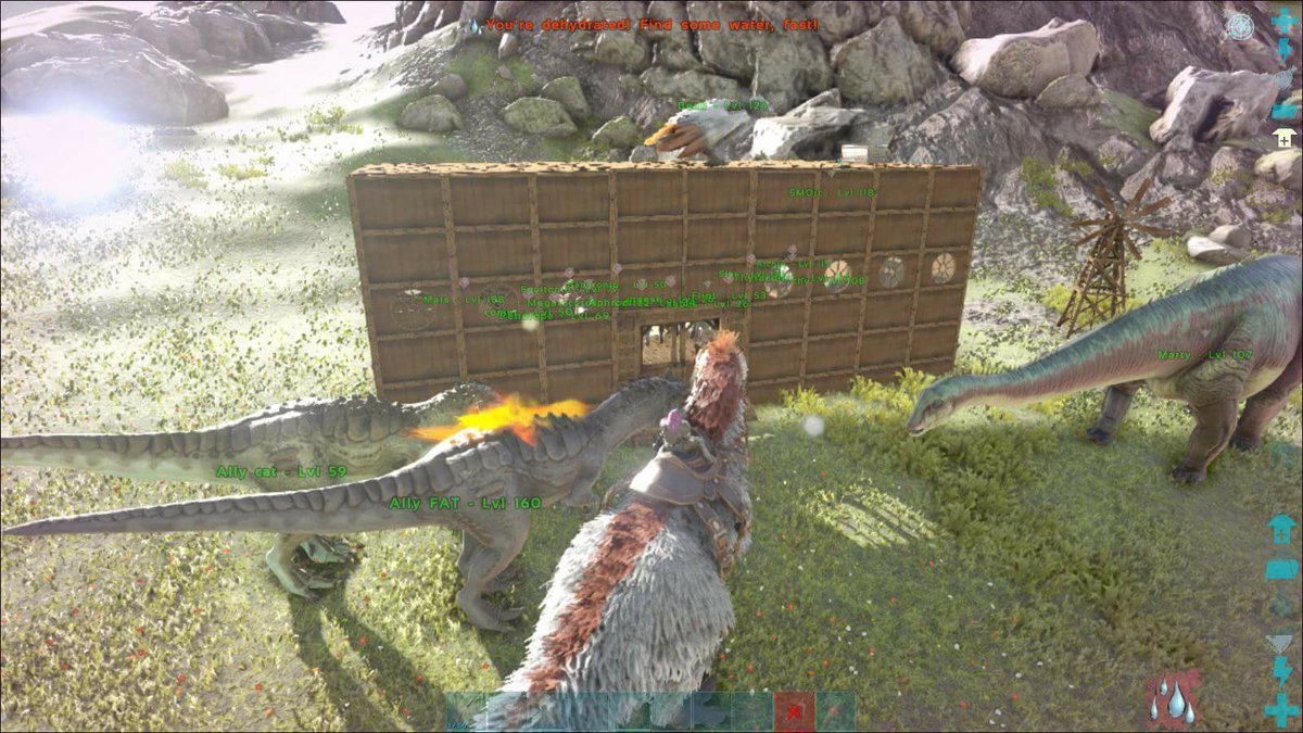 F3RALGIRI's tweet photo. Taming too many dinos leads to dehydration lol #arkeverydamnday #arksurvivalevolved #lastnightwasragnarok https://t.co/8mgLEfsLFr