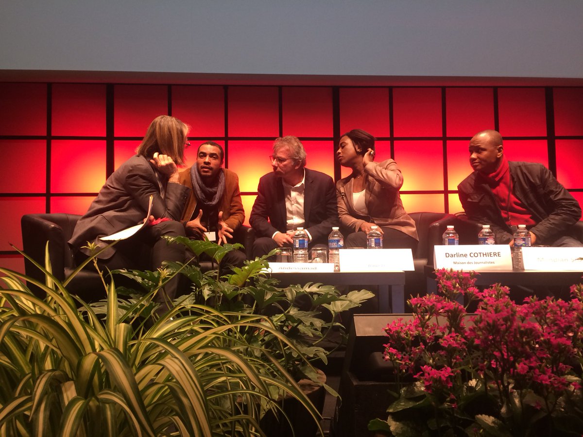 #Assises2018 : Françoise Nyssen rencontre les journalistes réfugiés de la MDJ