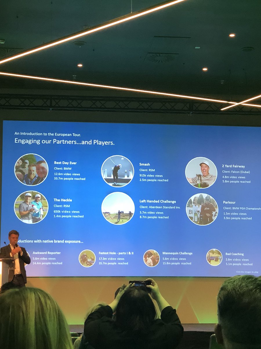 MediaCentralIRL's tweet photo. Some of the great content created by @EuropeanTour to revolutionise how they engage with consumers @ISS2018 #ISS2018 https://t.co/znUf1bXaCJ