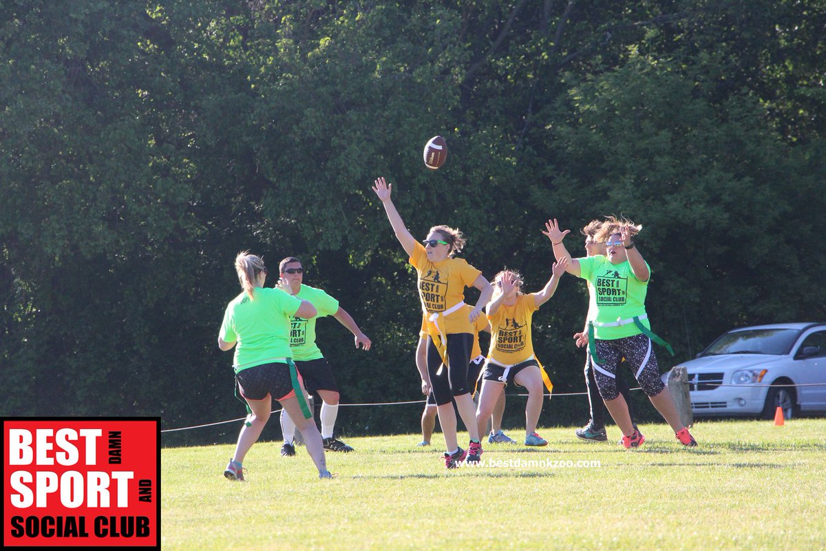 BestDamnKzoo's tweet photo. Come play Co-ed Flag Football with Best Damn this Summer! Get active and get social! ๐ช๐๐
Sign up below:
https://t.co/ehGQozvYMH
#BDSSC #FlagFootball #Summer #Social #Awards #Fun https://t.co/8w8VfaTqSr