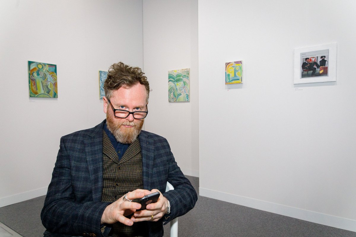 CHARLIESMITHldn's tweet photo. #ZavierEllis at work @VOLTAshow NY #voltany2018 #KieraBennett #HughMendes https://t.co/sf8IEXuP4M