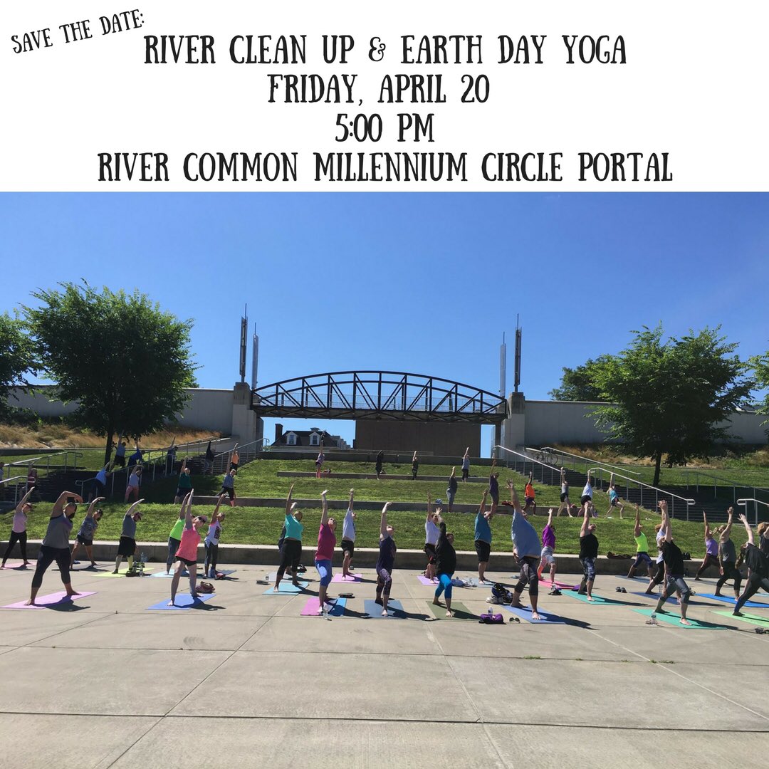RiverFrontParks's tweet photo. The day before our big clean up, Jennifer Ciarimboli has so kindly offered to host a free yoga event in lieu of our River Clean Up!
(More details to come!) #earthday #riverfrontparkscommittee #riverfrontparks #hereinLC #DiscoverNEPA #downtownwilkesbarre #yogaontheriver #yoga https://t.co/DkvTl2ZikO