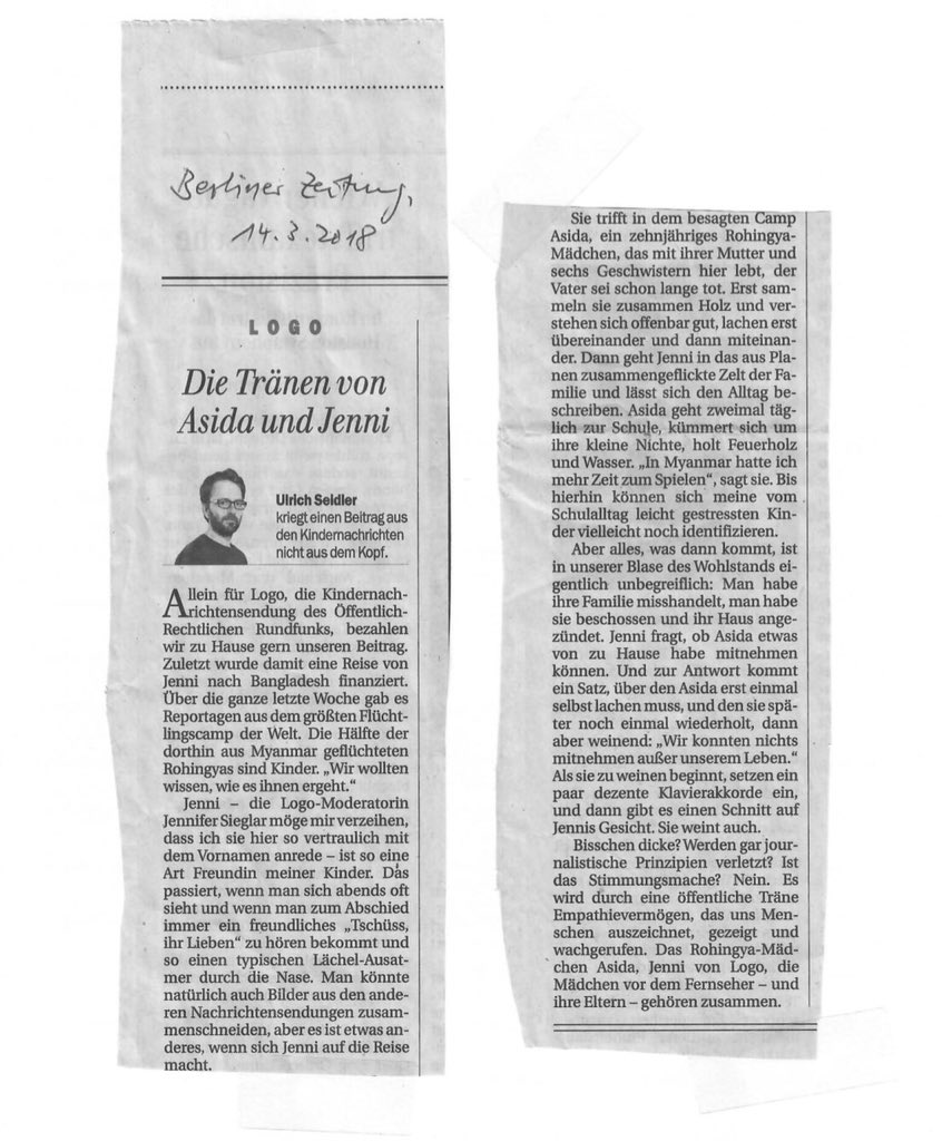 Tolles und verdientes Lob für <a href="/NewsfromJane/">Jennifer Sieglar</a> und VJ Christian Hill. Danke <a href="/berlinerzeitung/">Berliner Zeitung</a> und <a href="/useidler/">Ulrich Seidler</a>