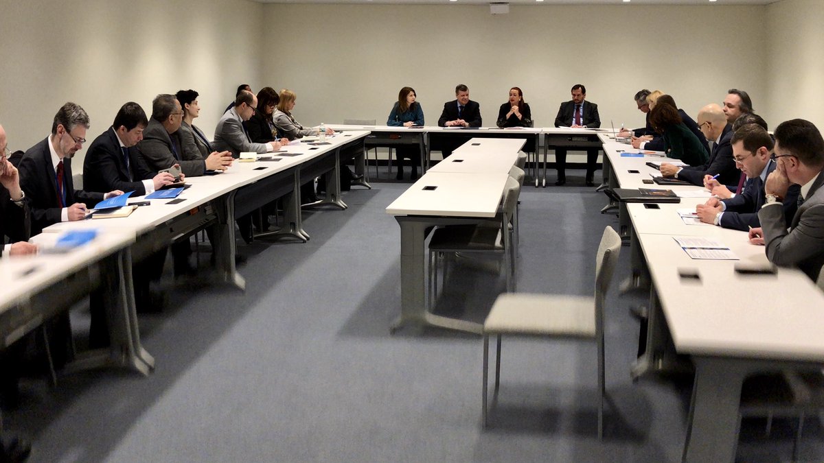 mfespinosaEC's tweet photo. El Parlamento de la humanidad que es la @ONU_es es una excelente oportunidad para que #Ecuador comparta inquietudes con el resto del mundo. La ONU y su Asamblea General necesitan revitalizarse, expongo ante los grupos de países de Asia Pacífico y Europa Oriental #EcuadorEnLaONU https://t.co/6bg7M93Xmk