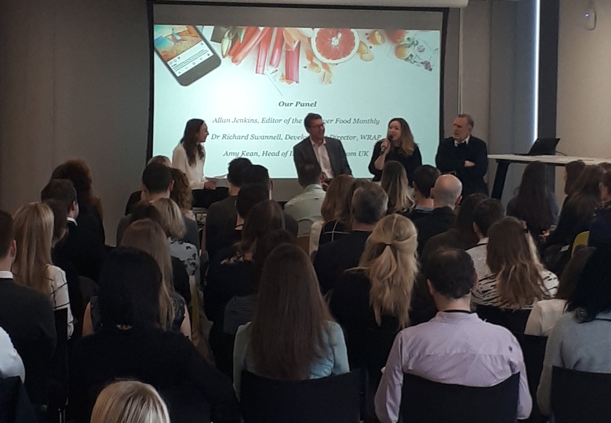 Starcom_UK's tweet photo. Thank you to Allan Jenkins from @ObsFood, Dr. Richard Swannell from @WRAP_UK and Starcom's very own Amy Kean - for taking part in this morning's insightful panel discussion on the 'Future of Food'. https://t.co/yJdjxbY6xQ