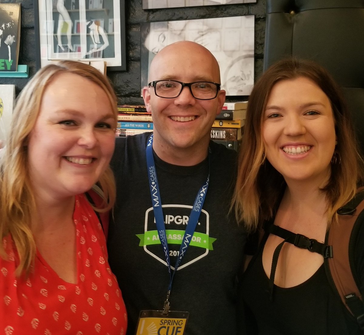 beardsleyteach's tweet photo. Already a super fun morning at #cue18 meeting #ditchbook 's @jmattmiller and @Taralson &amp; @AdamShortShorts from @Flipgrid So fun!! @msherrteaches #flipgridfever https://t.co/rADm1WPjvs