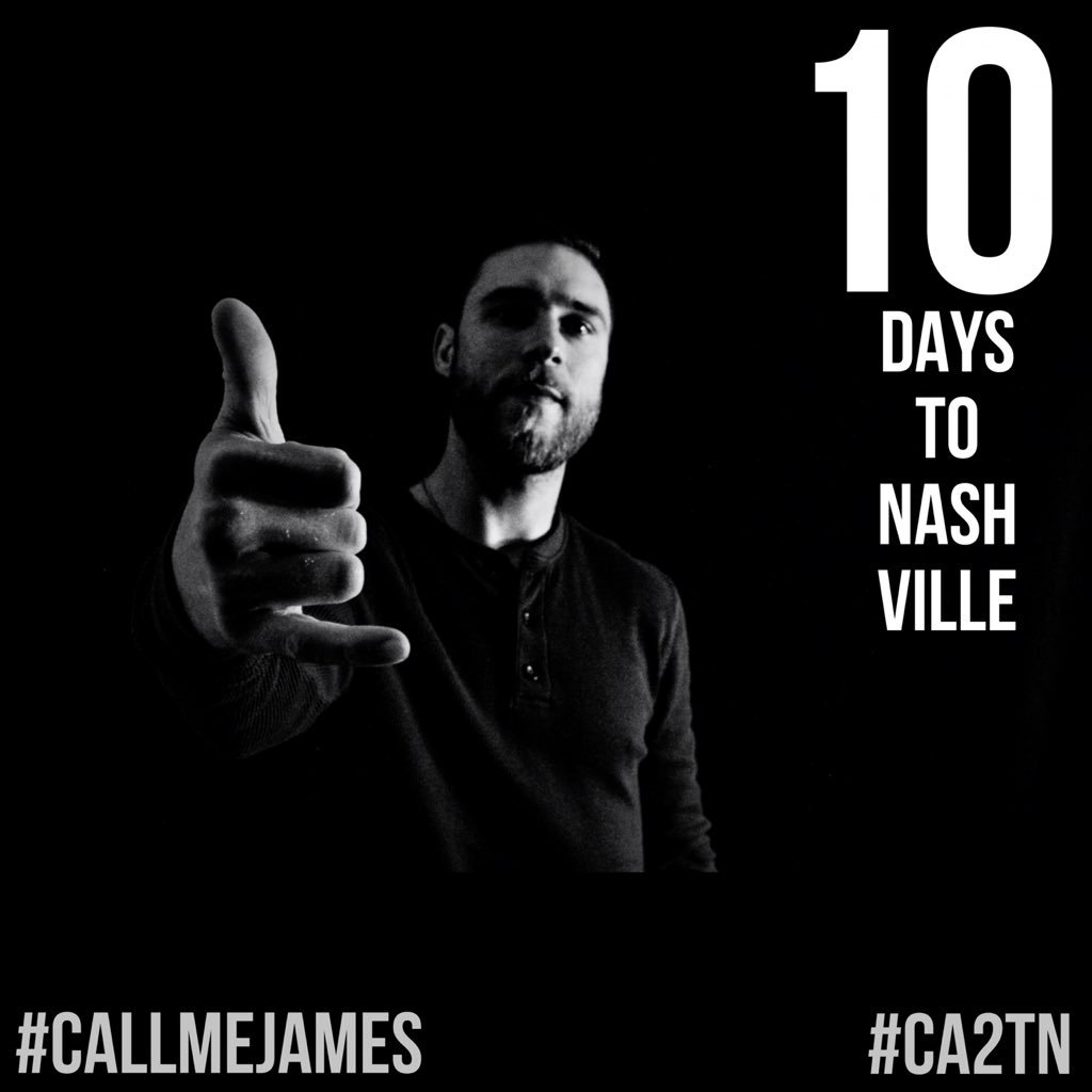 callmejamesband's tweet photo. 10 Days left in the countdown! 

Last night’s show at #iloveartbro was incredible. We can feel the love and support from each and every one of you! 🤙🏽
*
*
*
Now we’re headed to Boar Cross’n Carlsbad, CA!
#CallMeJames #CA2TN #NEWPROJECT #Day10 #OntheRoad #Today #Carlsbad https://t.co/BeOK0RRyJ5