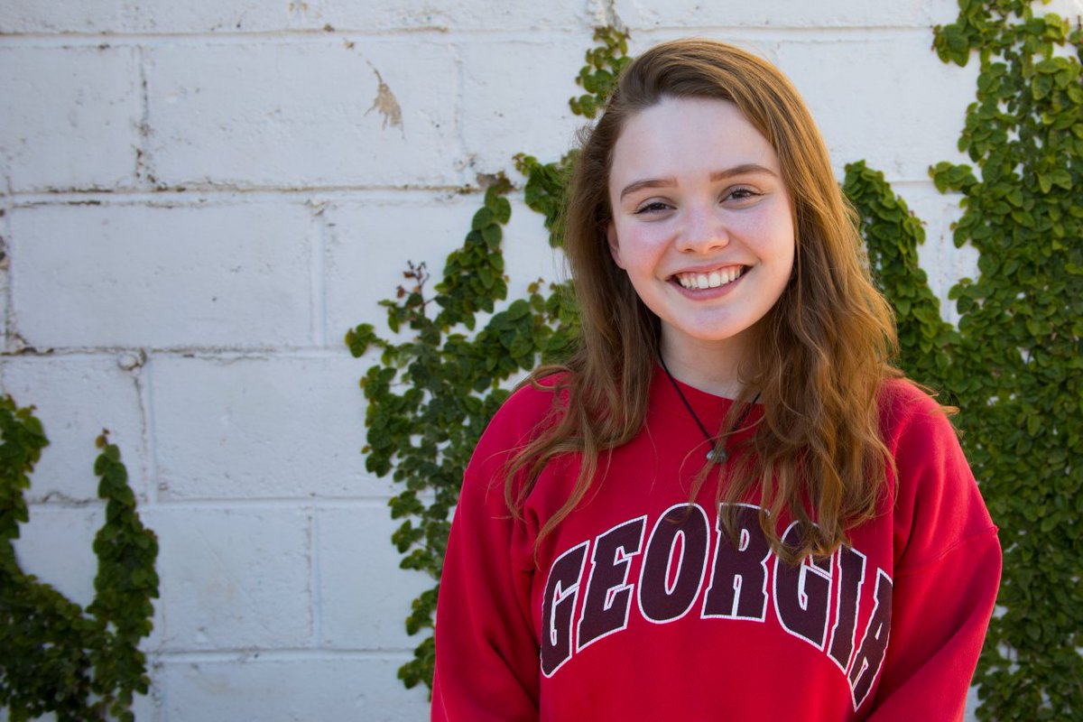 UGAadmissions's tweet photo. "The first time I applied to UGA, I didn't see the fireworks...after a year, I decided to apply as a transfer. I was so nervous I made my friend open my decision for me. I finally got to see the fireworks!" -Lizzy, 2nd-year Marketing and Public Relations #GoDawgs #UGA22 https://t.co/PpAYid8UXy