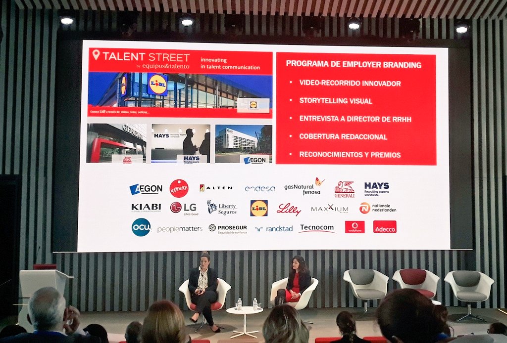 TalentStreet360's tweet photo. Un lujo haber podido compartir nuestro expertise en #employerbranding en #EBTalks2018 y compartir el caso de éxito de @GENERALI_es https://t.co/1YwfMbbC1Z