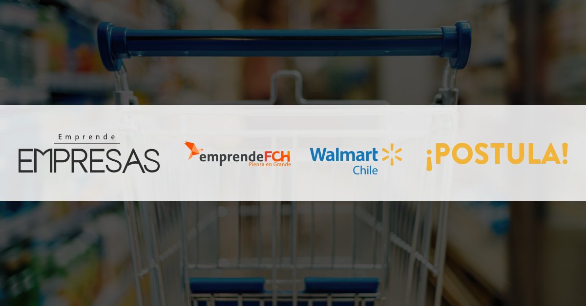 UrbanStationCL's tweet photo. ¡POSTULACIONES ABIERTAS! En @emprendeFCh y @Walmart__Chile están buscando las mejores soluciones innovadoras que transformen la experiencia y aumenten la satisfacción de los clientes a la hora de pasar por la caja. Postula aquí! https://t.co/SkIubToDjn #EmprendeEmpresas https://t.co/9SIdjikkJl