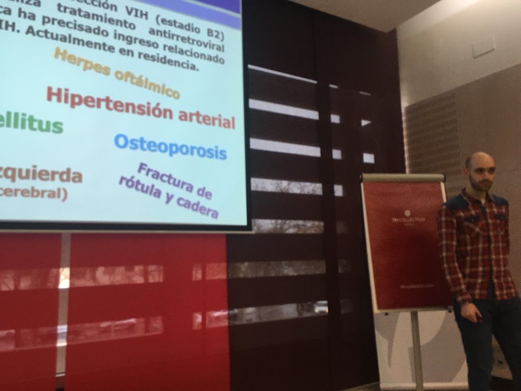 cpvfarvalme's tweet photo. José Javier Castellano presenta su caso de #HIV de edad avanzada #11ccc https://t.co/c95j7InTVm